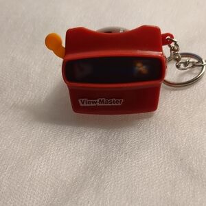 Red View-Master Keychain